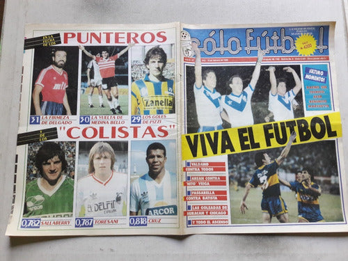 Solo Futbol N° 243 Febrero 1990 Velez Boca - Huracan Chicago 0