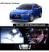 Mitsubishi 6pcs Cool White LED Interior Light Package Kit for 2009 1