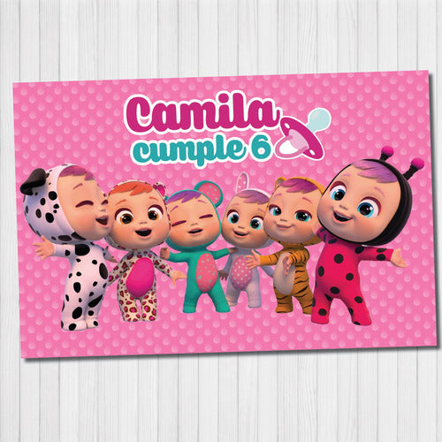 Kit Imprimible Personalizado Bebes Llorones Candy Cumple 5