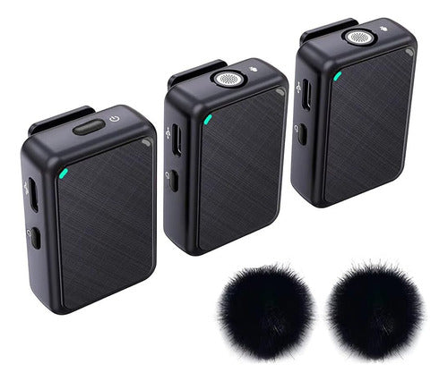 ~? Alovon Wireless Microphone Comapatible Con iPhone, Dual M 0