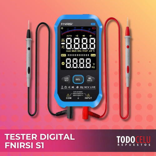 Fnirsi Multimeter Digital S1 Voltage Detector T-rms 2