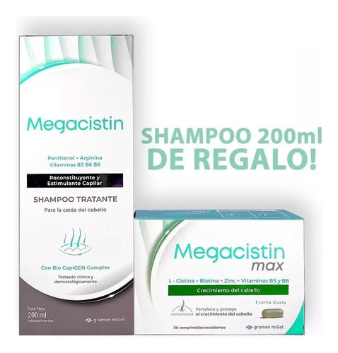 Combo Megacistin Crecimiento Capilar Entrega Inmediata ! 0