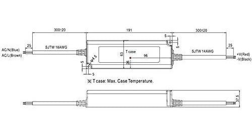 Mean Well Lpv Ac A Dc Fuente De Alimentacion 1