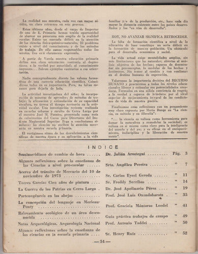 1974 Melo Revista De Ciencias Y Letras Freddy Sorribas Otros 1