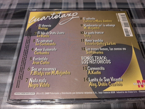 Cuartetazo - Cd Original Compilado - Rodrigo - Gary - Mona 1