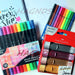 Kit Completo Lettering Punta Pincel Cuaderno Plantilla Lt3 0