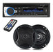 Smart Tech Bluetooth Stereo USB JSD-520 + 2 Smart Tech TS-1672 16 cm Speakers 500W Combo 0