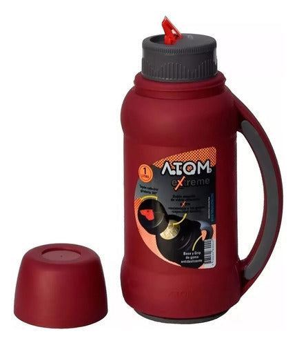 Atom Termo Atom Extreme 1L Pico Matero 360° Doble Ampolla Vidrio 1