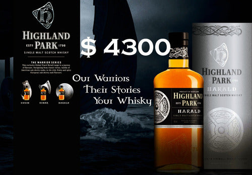 Highland Park Whisky Harald Island Single Malt 700ml 40% Abv 1