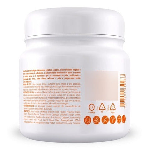 Esfoliante Corporal Gel Apricot Vitta Extratos Da Terra 500g 1