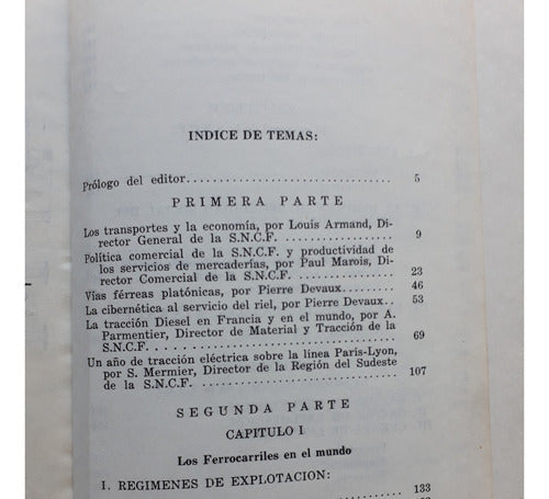 Anuario Ferrocarrilero Ferrocarriles Nacionales Francia 1954 1