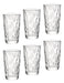 Bormioli Rocco Diamond Cooler Glasses Clear 16 Oz Juego De 6 0