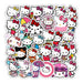 Stickers Hello Kitty Calcomanías Autoadhesivas X50 0