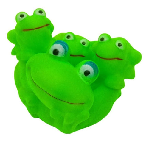 Animal Bath Family Squeaky Toy Set 3