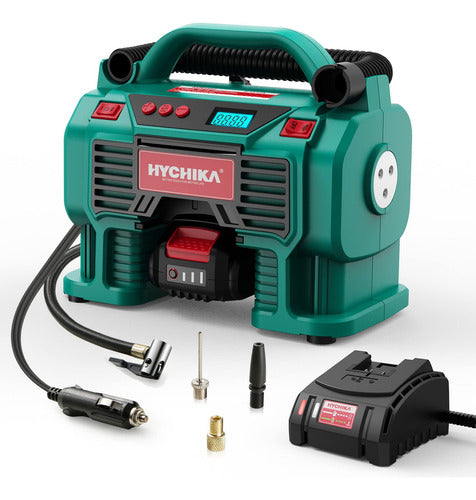 Hychika - Tire Inflator with Air Compressor 0