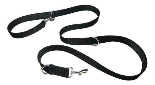 Ftz Double Hook Adjustable Halti Dog Training Leash 0