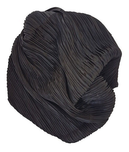 Pleated Solid Color Scarf BA1157bis 3