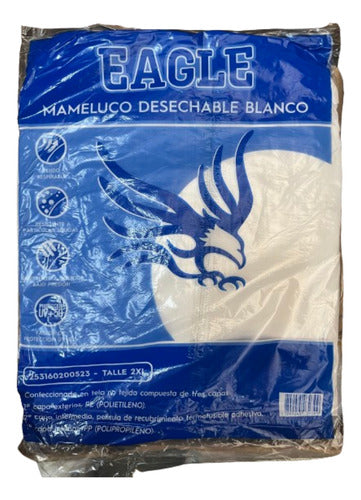 Eagle Mameluco Descartable Blanco Laminado 1