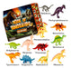 Juguete De Dinosaurios Para Niños Con 12 Figuras Y Libro Son 1