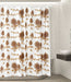 Eliplast Bathroom Curtain Linea Bosque PVC - Variety of Colors 2