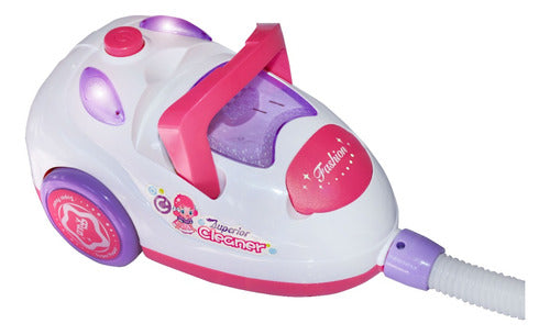 Toy Vacuum Cleaner with Light and Sound, Truly Sucks, Pink, 10047 4