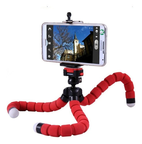 Spider Octopus Tripod 17cm GoPro Cellphone with Included Head 14