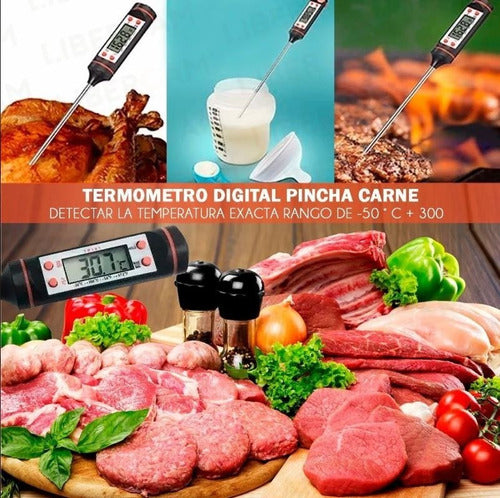 Tienda Anpahe Online Digital Meat Thermometer and Food Probe -50 to 300° 6