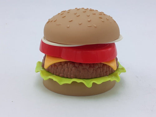 Didactic Burger Shape Sorting Motor Skills Toy 0