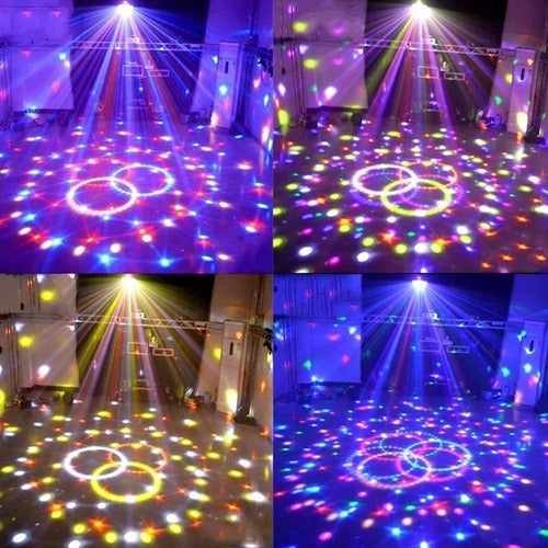 Gnérica Media Bola Audiorítmica Luces Led Discoteca 1