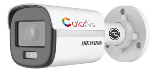 Cámara De Seguridad Hikvision Color Vu Imagen En Color 24hs 0