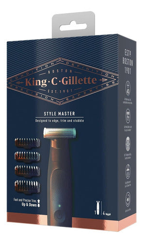 Aparador De Barba Masculino King C. Gillette Style Master 6