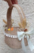 Mamuchi Burlap Basket for Wedding Petals and Rings 3