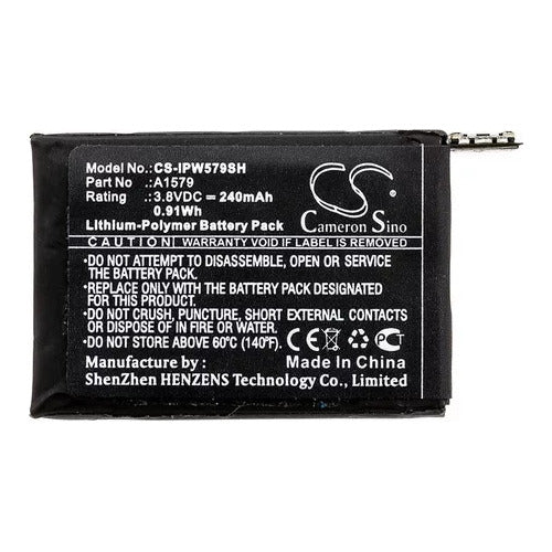 Cameron Sino Battery for Apple Watch 1 42mm Ipw579sh 3.8v 240mah 0