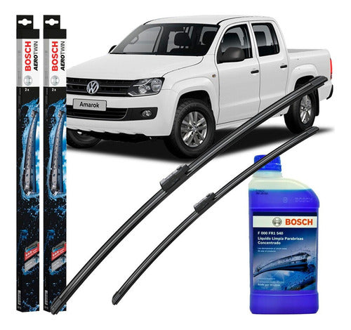 Kit Escobillas Amarok 3.0 V6 2019 2020 2021 Con Liquido 0