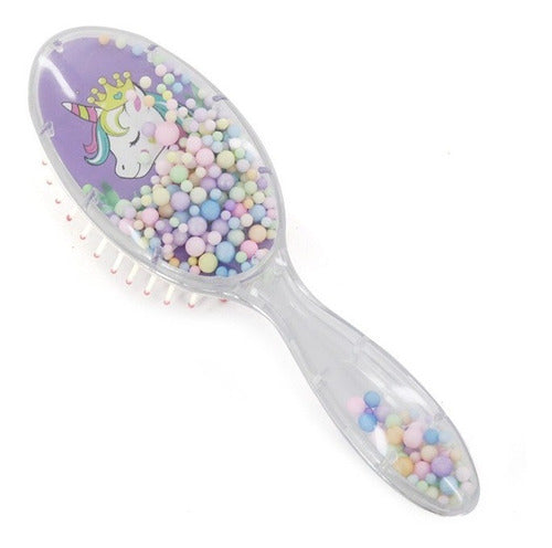 Magical Bubble Unicorn Hair Brush for Girls 6