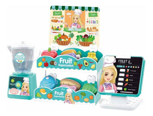 Supermarket Fruit Set with Accessories - Mosca 0