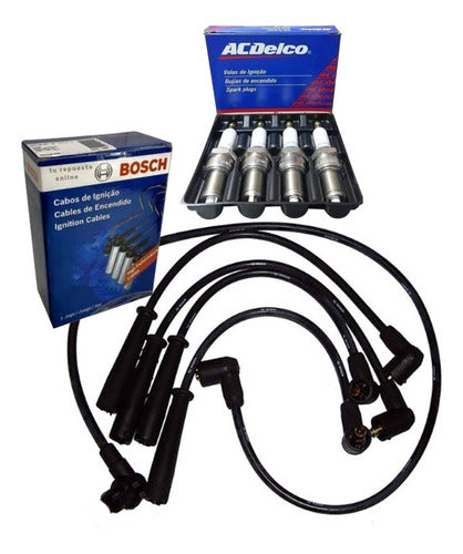 BOSCH - ACDelco Cable and Spark Plug Kit for Renault R19 1.6 0