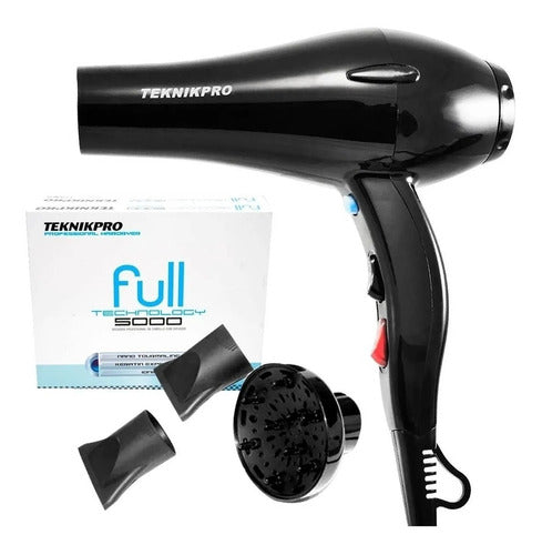 Teknikpro Professional Hair Dryer 5000 - The Most Powerful 2200W 0