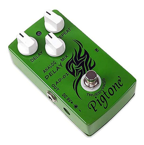 Pigtone Pp-22 Analog Delay Pedal De Efecto De Guitarra Con T 0