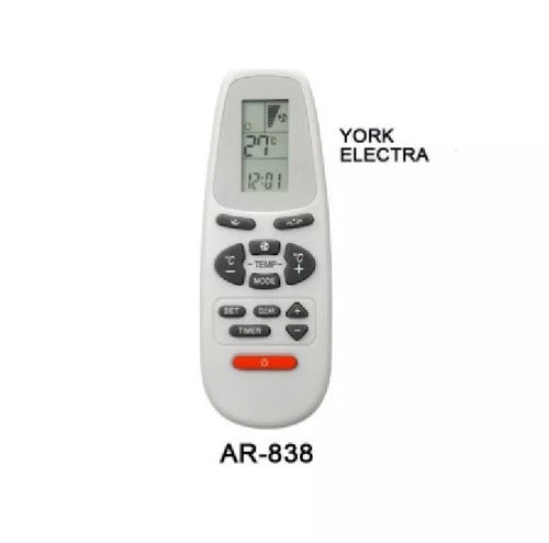 York Electra Remote Control Air Conditioner AR-838 1