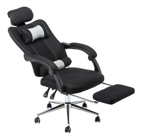 Milenio Ergonomic Executive Chair with Footrest and Cushions 0