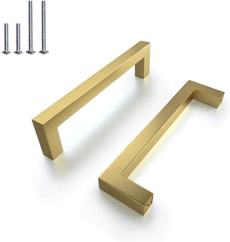 Brass Pulls 128 Mm Pack 12 0