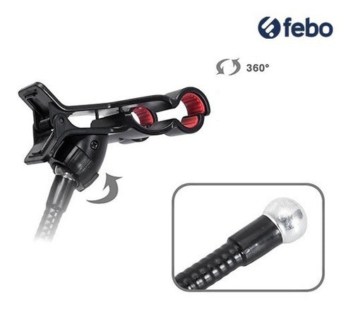 FEBO Flexible Adjustable Bed Desk Clip Holder 1