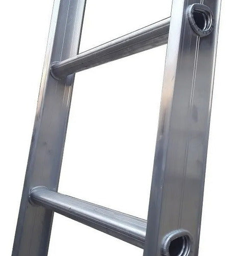 Aluminum Parallel Single Ladder 9 Steps 270cm 0