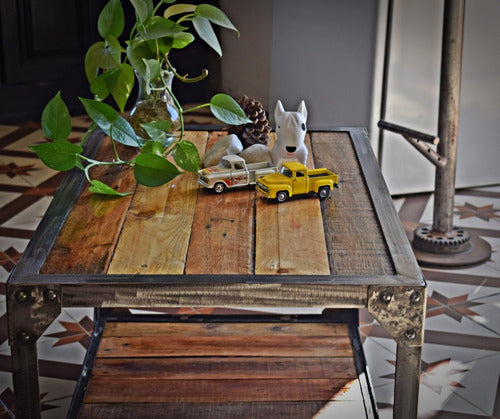 Mzdecoind Industrial Coffee Table 2