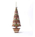 Brown Tree Ornament 17 cm Alparamis Christmas 0