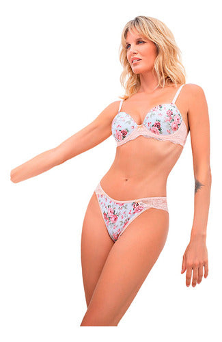 Lody Conjunto Push Soft Microfibra Y Culotte Less Art 5266 0