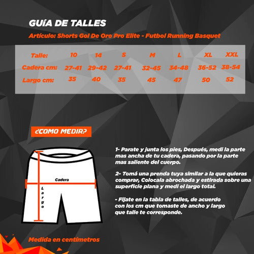 Gol De Oro Pro Elite Shorts - Soccer, Running, Basketball 6