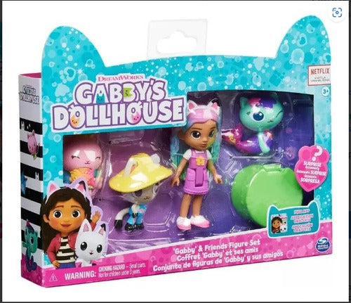 Gabby's Dollhouse Set X4 Characters + 1 Surprise Accessory 1