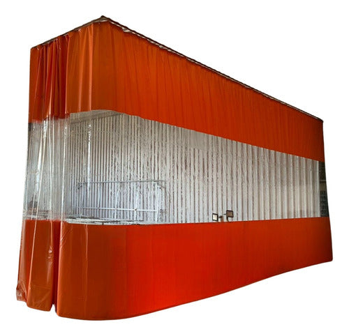 Cabine De Pintura 4,00 L X 3,00 A - Com Ilhós 1